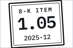 cisonews.net docket for Coupang: 8-K Item 1.05, first disclosed 2025-12-16