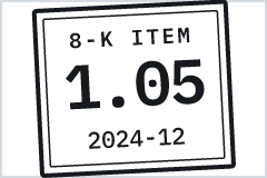 cisonews.net docket for ENGlobal: 8-K Item 1.05, first disclosed 2024-12-02
