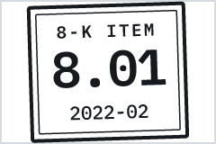 cisonews.net docket for Expeditors International of Washington: 8-K Item 8.01, first disclosed 2022-02-22