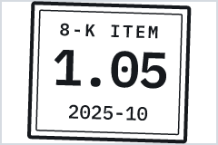 cisonews.net docket for F5: 8-K Item 1.05, first disclosed 2025-10-15