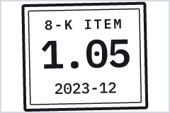cisonews.net docket for First American Financial: 8-K Item 1.05, first disclosed 2023-12-22