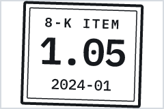 cisonews.net docket for Hewlett Packard Enterprise: 8-K Item 1.05, first disclosed 2024-01-24