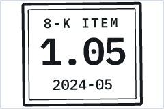 cisonews.net docket for Key Tronic: 8-K Item 1.05, first disclosed 2024-05-10