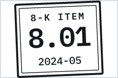 cisonews.net docket for Live Nation Entertainment: 8-K Item 8.01, first disclosed 2024-05-31