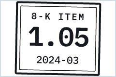 cisonews.net docket for MarineMax: 8-K Item 1.05, first disclosed 2024-03-12