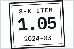 cisonews.net docket for Radiant Logistics: 8-K Item 1.05, first disclosed 2024-03-20