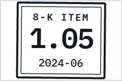 cisonews.net docket for Sonic Automotive: 8-K Item 8.01; Item 1.05, first disclosed 2024-06-21