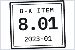 cisonews.net docket for T-Mobile US: 8-K Item 8.01, first disclosed 2023-01-19